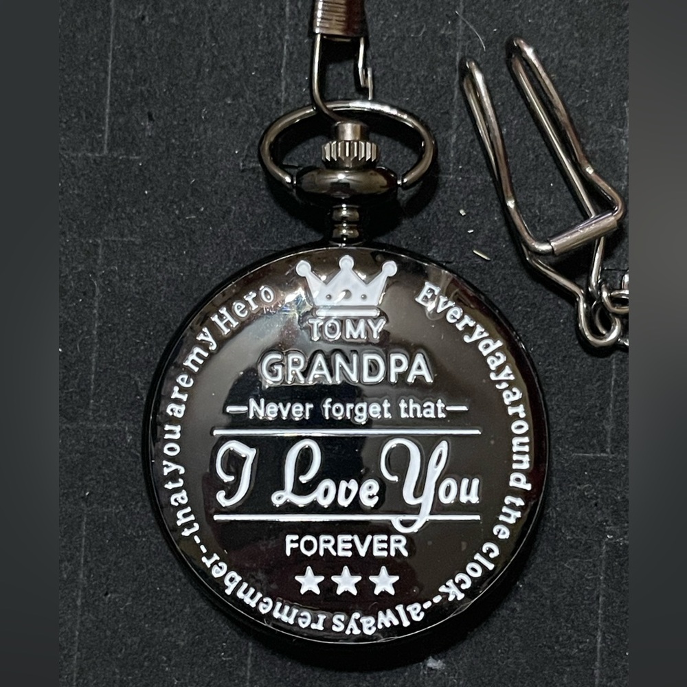 Watch new grandpa pocket watch NWT